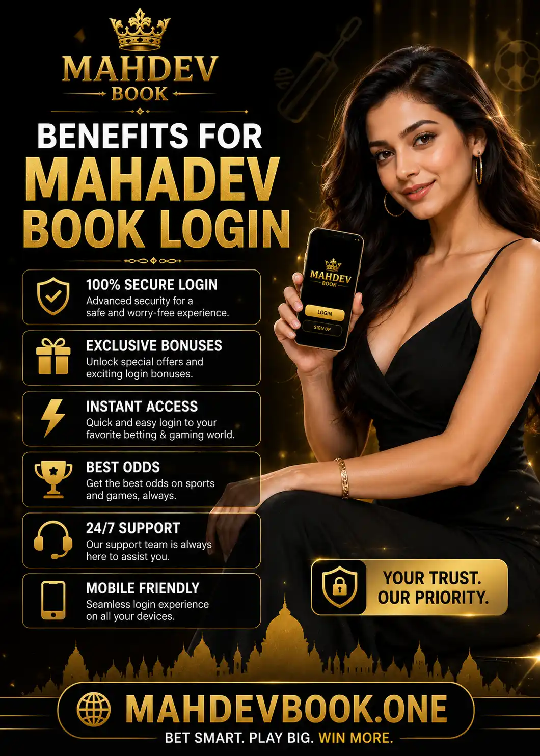Benefits of Mahdevbook Login Banner for mahdevbook.one