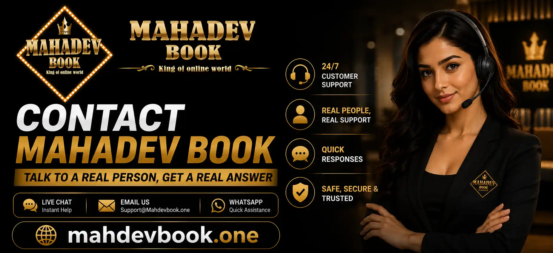 Contact us mahdevbook Banner By Mahdevbook.one
