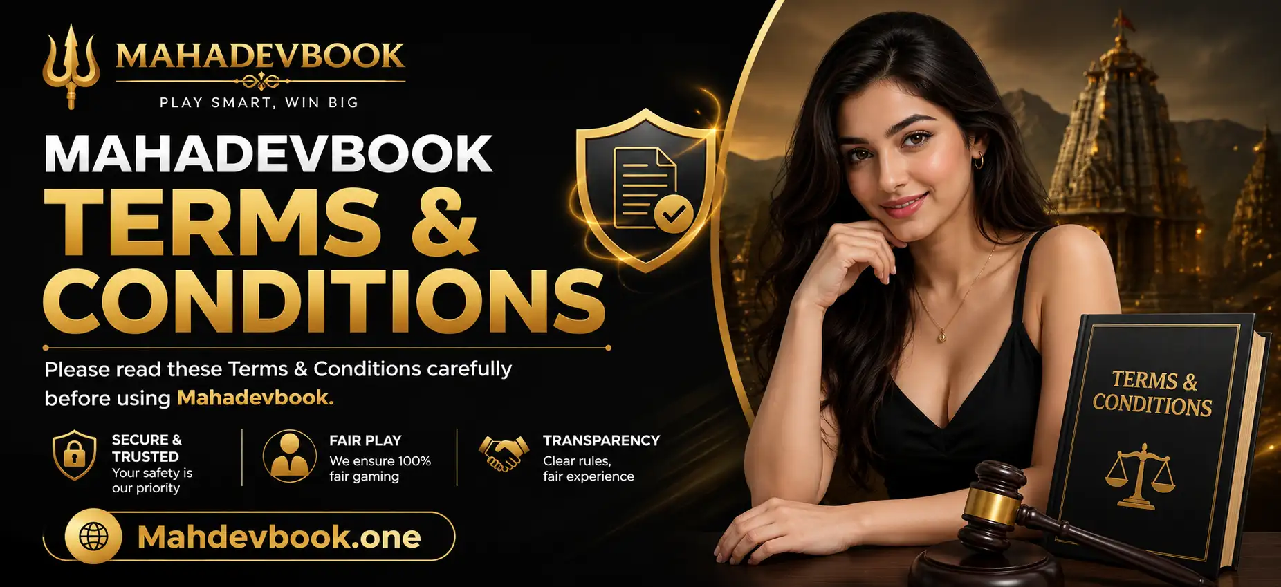 Mahadev Book terms & conditions Banner by Mahdevbook.one