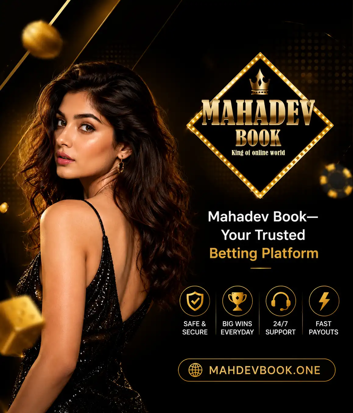 Mahadevbook Your trusted betting platform banner by Mahdevbook.one