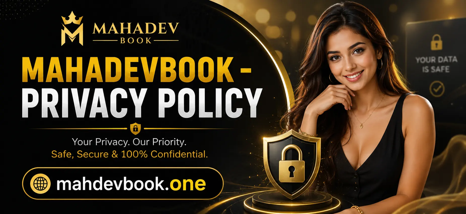 Mahadevbook -privacy policy banner by mahdevbook