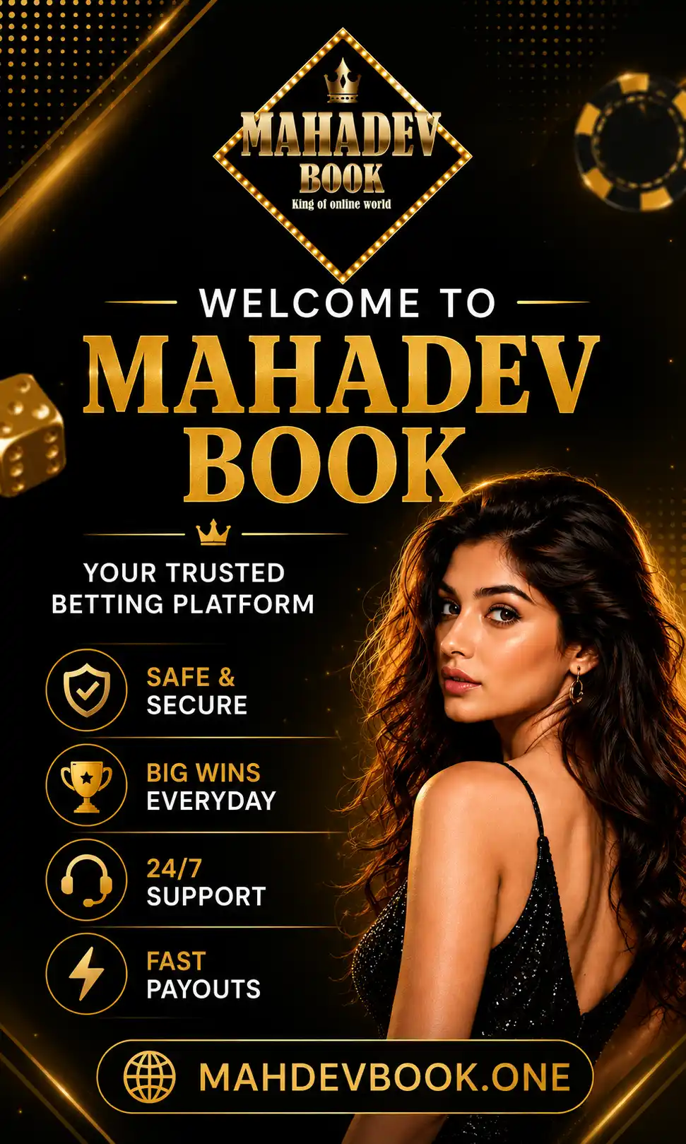 Welcome to Mahadev book Banner by Mahdevbook.one