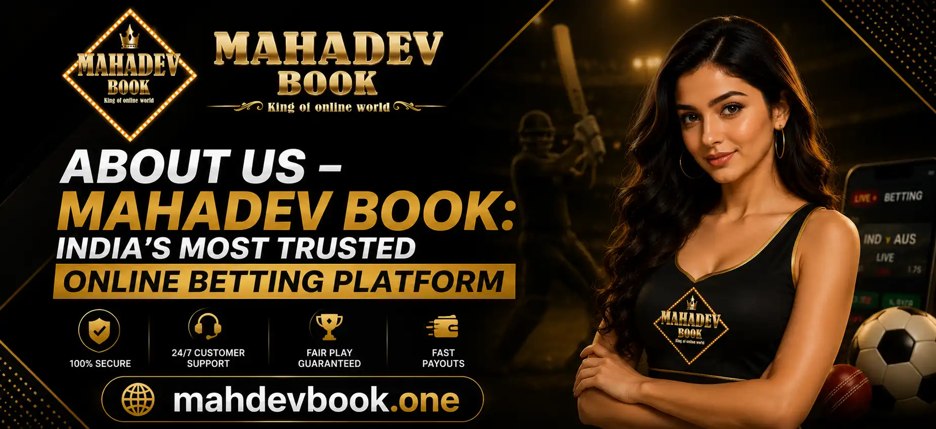 about us mahadev book banner by mahdevbook.one