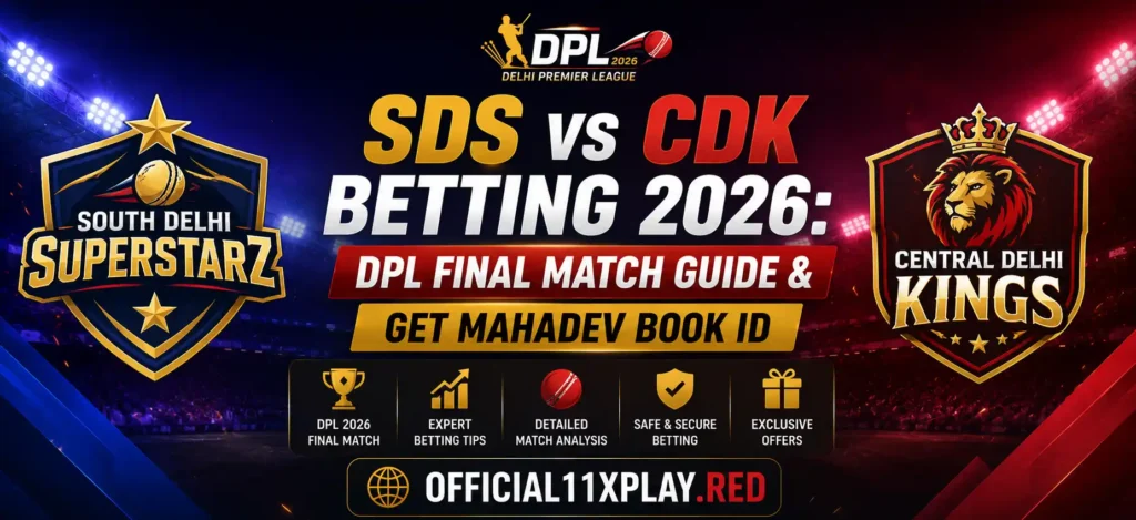 SDS vs CDK DPL FInal Match Guide Banner by Mahdevbook.one