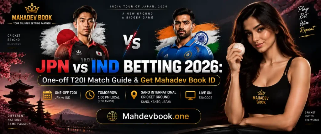 JPN vs IND betting banner guide by mahadevbook.one