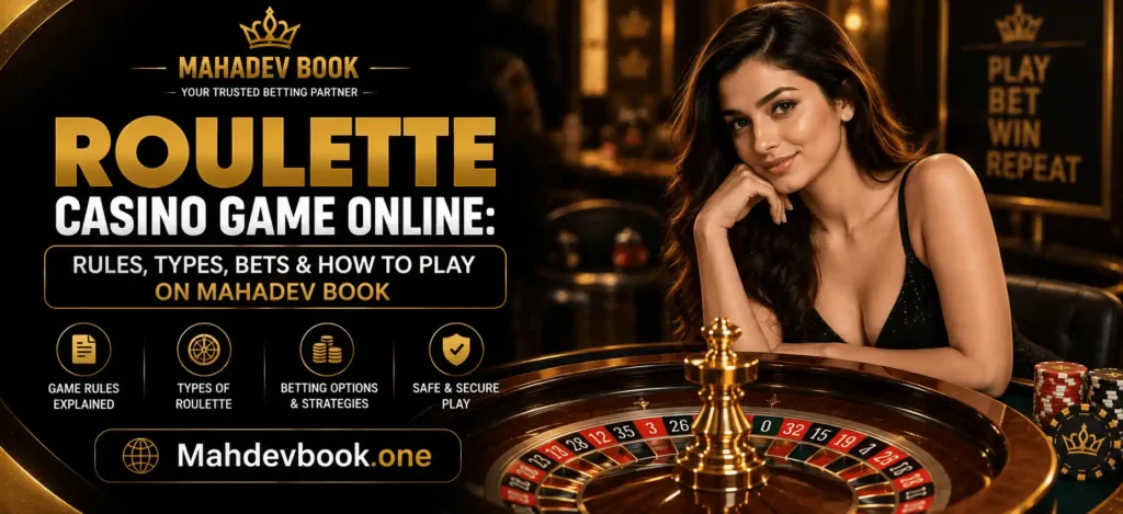 Roulette Casino Game banner online By Mahdevbook.one