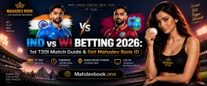 IND vs WI Betting 2025 1st T20 Match Guide banner by Mahdevbook.one (1)